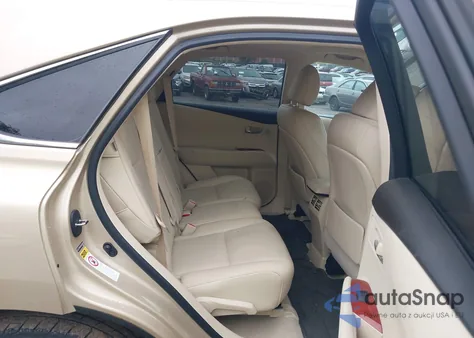 2010 Lexus Rx 350 z USA, uszkodzony, nr VIN 2T2BK1BA3AC039280